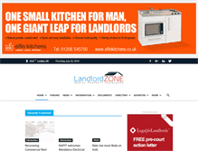 Tablet Screenshot of landlordzone.co.uk